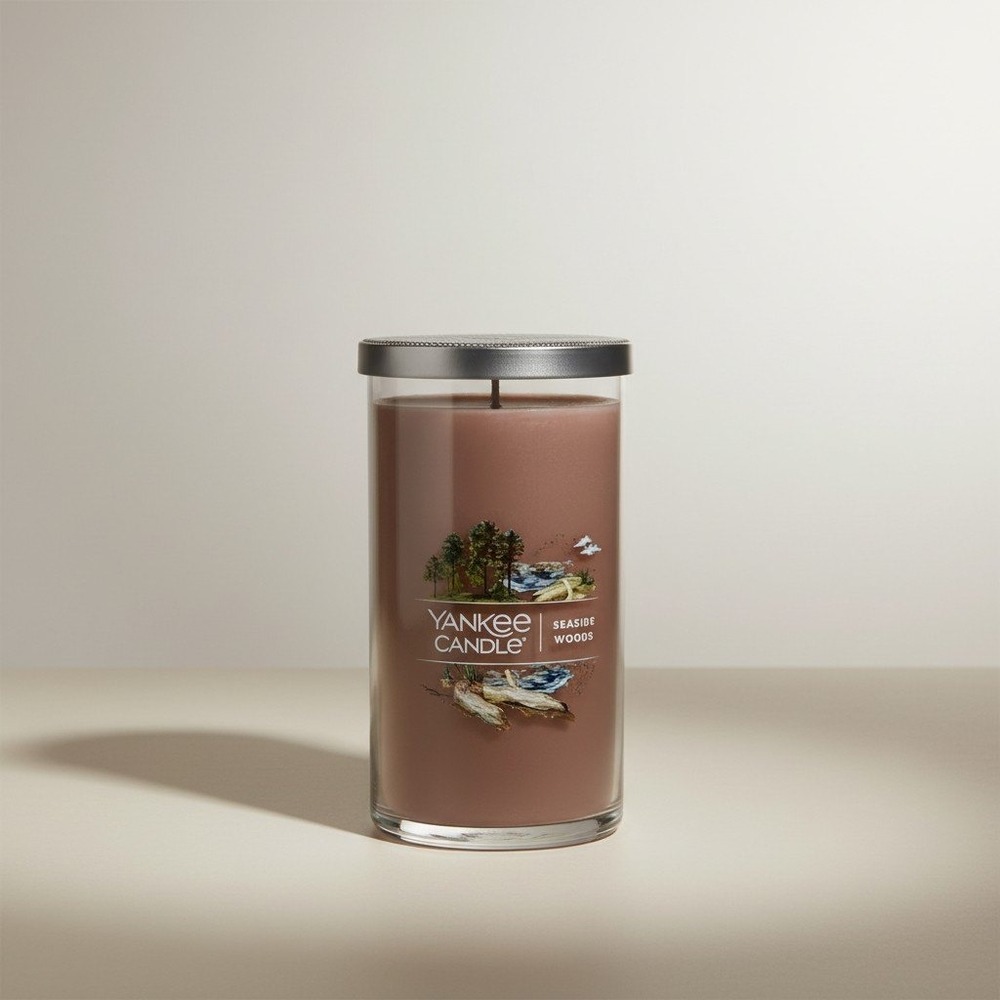 Yankee Candle Seaside Woods Medium Jar‎ - 14.5 oz Scented Candle - NWT